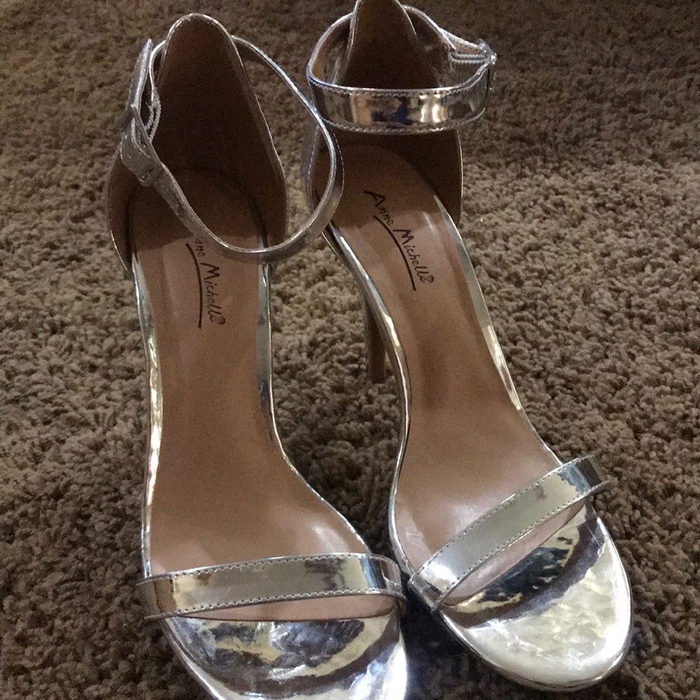 Silver heels